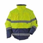 Vizwell VWJK60-B Yeşil Çift Renk Pilot Mont