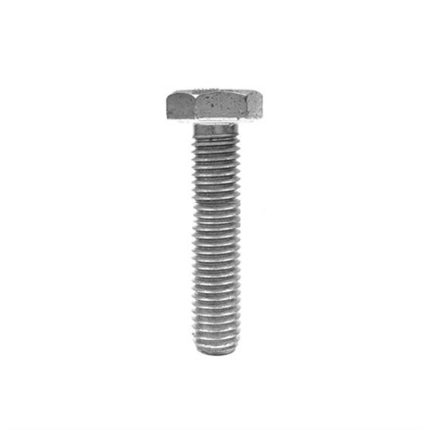 M6x12 DIN 933 8.8 Kalite AKB (Altı Köşe Başlı) Çelik Cıvata Beyaz