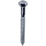 8x60 DIN 571 6.8 Kalite AKB (Altı Köşe Başlı) Demir Trifon Vida Beyaz
