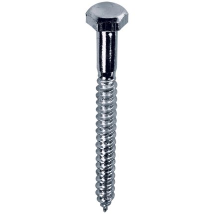 8x60 DIN 571 6.8 Kalite AKB (Altı Köşe Başlı) Demir Trifon Vida Beyaz